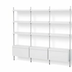 Pier Shelving System, Combination 133 - 3 Columns 17 Pier Shelving System, Combination 133 - 3 Columns -Designer Table Lamps Sales twentytwentyone HAY Ronan and Erwan Bouroullec Pier Shelving combination 133 10