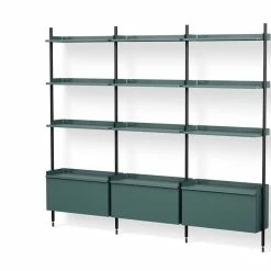 Pier Shelving System, Combination 133 - 3 Columns 23 Pier Shelving System, Combination 133 - 3 Columns -Designer Table Lamps Sales twentytwentyone HAY Ronan and Erwan Bouroullec Pier Shelving combination 133 11