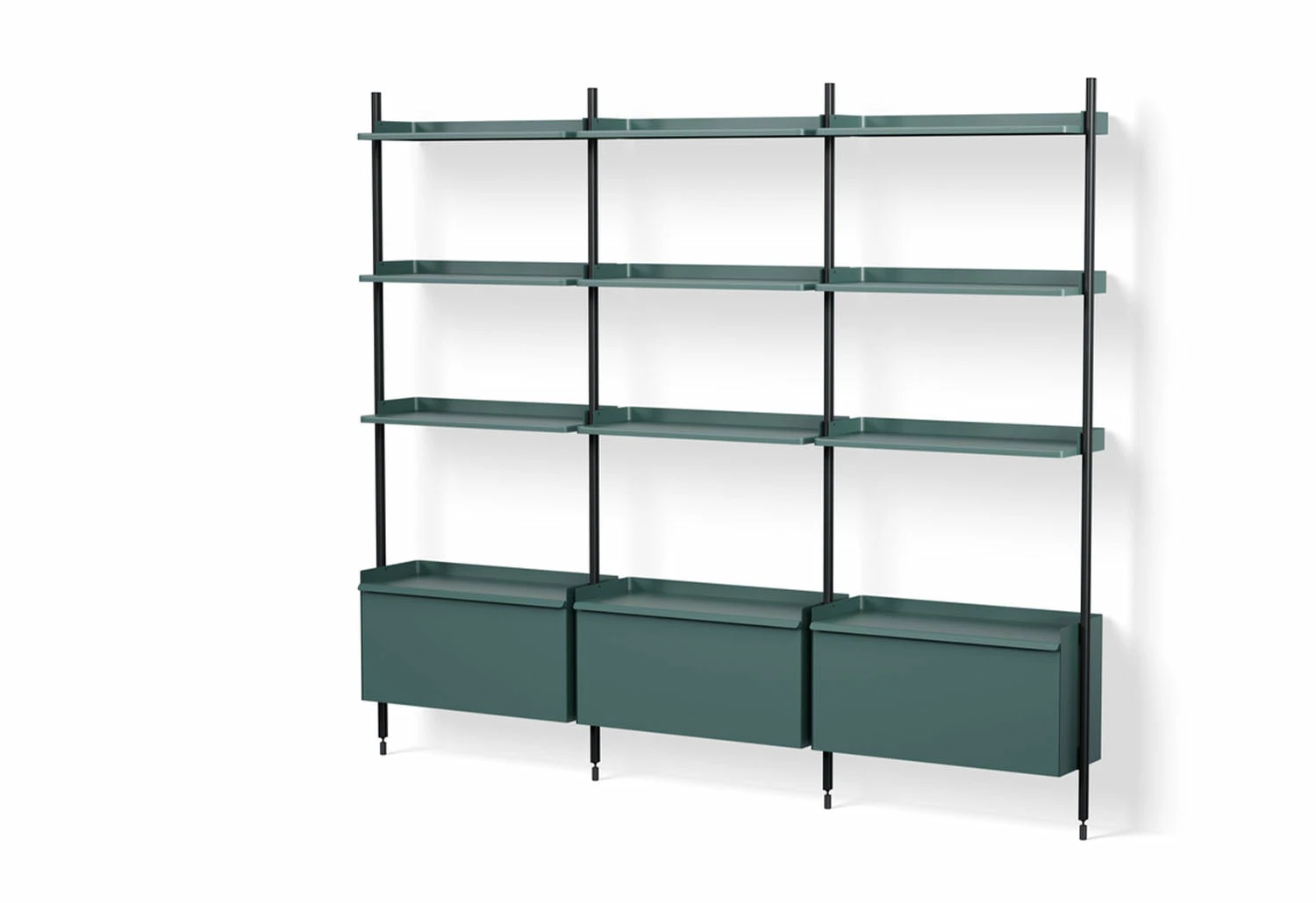 Pier Shelving System, Combination 133 - 3 Columns 12 Pier Shelving System, Combination 133 - 3 Columns - Image 10