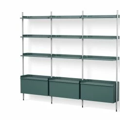 Pier Shelving System, Combination 133 - 3 Columns