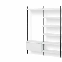 Pier Shelving System, Combination 152 - 2 Columns -Designer Table Lamps Sales twentytwentyone HAY Ronan and Erwan Bouroullec Pier Shelving combination 152 3