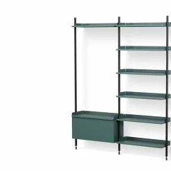 Pier Shelving System, Combination 152 - 2 Columns -Designer Table Lamps Sales twentytwentyone HAY Ronan and Erwan Bouroullec Pier Shelving combination 152 5