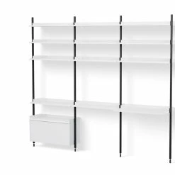 Pier Shelving System, Combination 23 - 3 Columns -Designer Table Lamps Sales twentytwentyone HAY Ronan and Erwan Bouroullec Pier Shelving combination 23 4