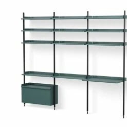 Pier Shelving System, Combination 23 - 3 Columns -Designer Table Lamps Sales twentytwentyone HAY Ronan and Erwan Bouroullec Pier Shelving combination 23 5