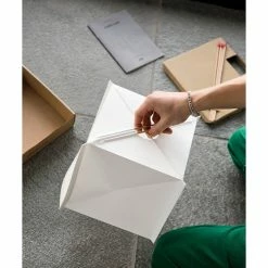 Paper Cube Table Lamp -Designer Table Lamps Sales twentytwentyone hay bertjan pot paper cube table lamp 0007 8