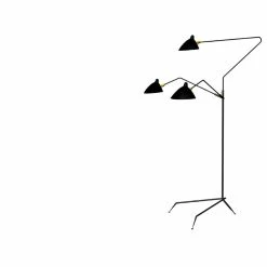 Lampadaire 3 Bras Pivotants, 1952