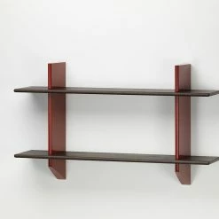 Rayonnage Mural Shelf, 1936 -Designer Table Lamps Sales twentytwentyone vitra jean prouve royannage mural japanese red dark solid oak 1