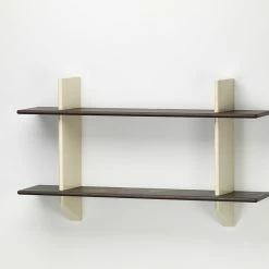 Rayonnage Mural Shelf, 1936 -Designer Table Lamps Sales twentytwentyone vitra jean prouve royannage mural prouve blanc colombe dark solid oak 1