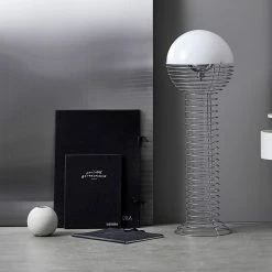 Wire Floor Lamp, 1972