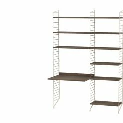 String System Workspace B -Designer Table Lamps Sales workspace b walnut beige