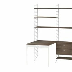 String System Workspace E -Designer Table Lamps Sales workspace e walnut grey